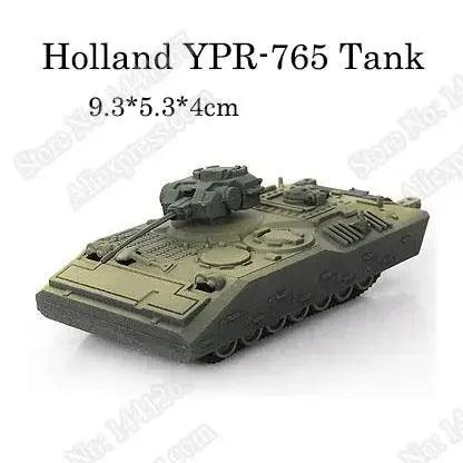 1pcs 1:72 4D Plastic Assemble Tank Kits World War II Model Puzzle Assembling Military Sand Table Toys For Children - petguardiansupplies