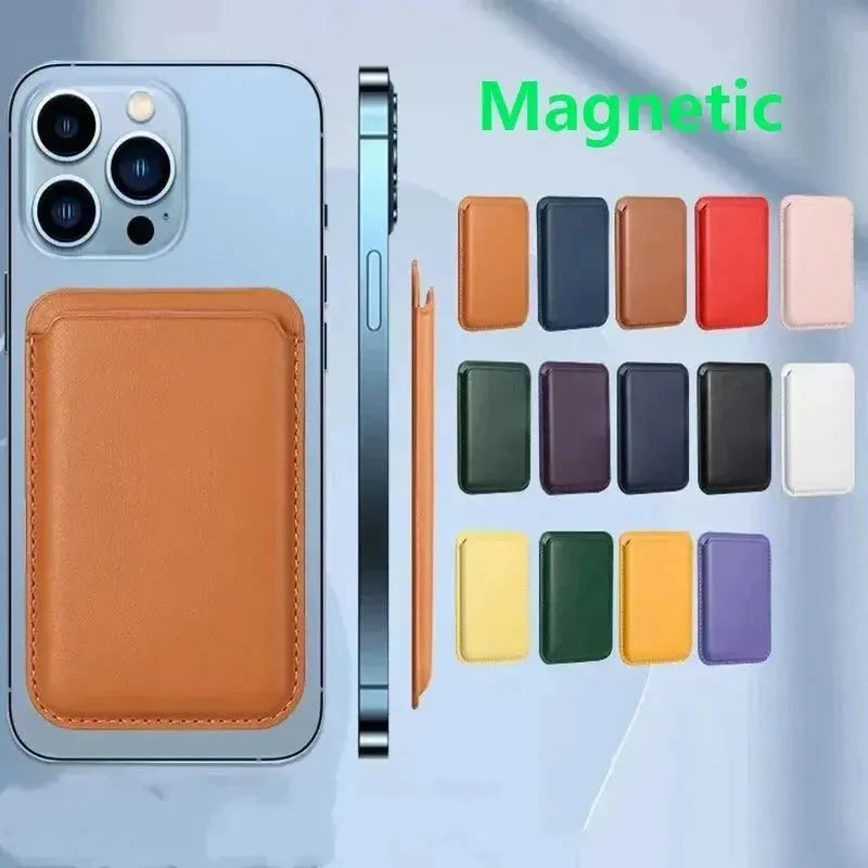 2024 Luxury For Magnetic Leather Wallet Case For iPhone 15 14 13 12 11 Pro Max 15Pro S23 Card Holder Phone Bag Cover Accessories - petguardiansupplies