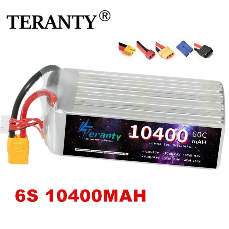 22.2V LIPO Battery RC Lipo 6S 1500mah 2200mah 2700mah 3000mah 4200mah 6000mah 6500mah 9800mah 10400mAh For Drone RC Racing Car - petguardiansupplies