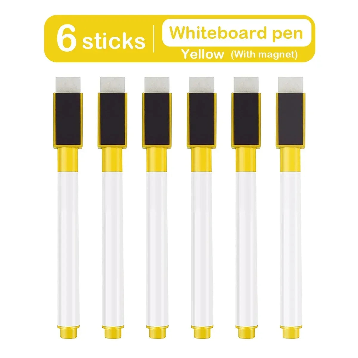 Magnetic Erasable Whiteboard Pen Color Options Blackboard Note Numbering Stationery Office Teaching Supplies for Classroom Use - petguardiansupplies