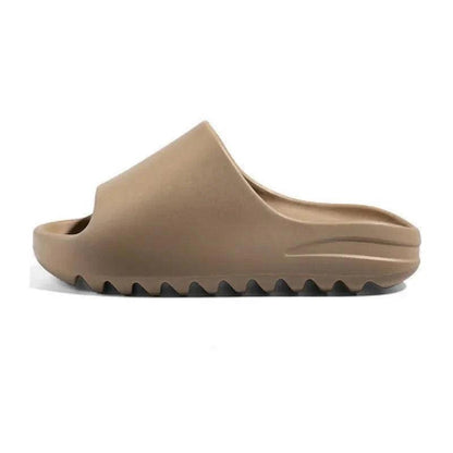 Yeezy Trendy Men's Slippers Thick Bottom Anti-slip Coconut Groove Slides Sandals For Beach Outerwear Summer 2023 - petguardiansupplies