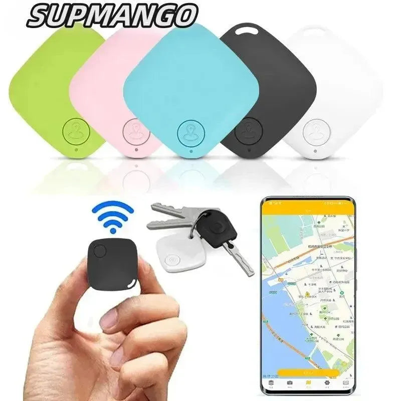 Mini Bluetooth 5.0 Tracker AntiLost Device Round Pet Kids Bag Wallet Tracking Smart Finder Locator - petguardiansupplies