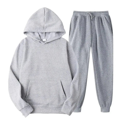 2022 Autumn And Winter Fashion Brand Men Tracksuit New Men's Hoodies + Sweatpants Two Piece Suit Hooded Casual Sets Male Clothes - petguardiansupplies