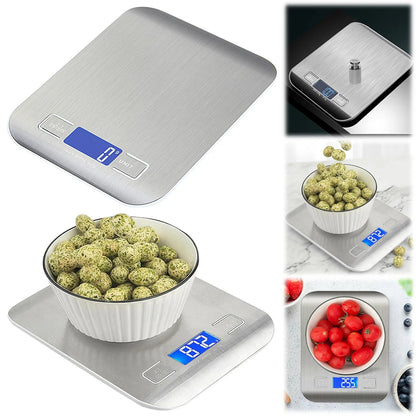 5Kg Kitchen Digital Scale LCD Display Mini Precision Weight Scale 0.1g Food Balance Measure Tools Cooking Baking Measuring Tools - petguardiansupplies