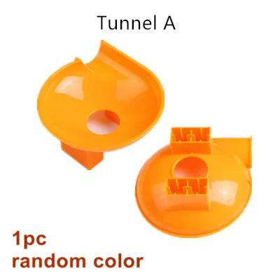 Marble Race Run Big Building Blocks Crazy Rolling Ball Compatible Slide Dinosaur Tunnel Animal Bricks Parts Accessory Kids Toys - petguardiansupplies