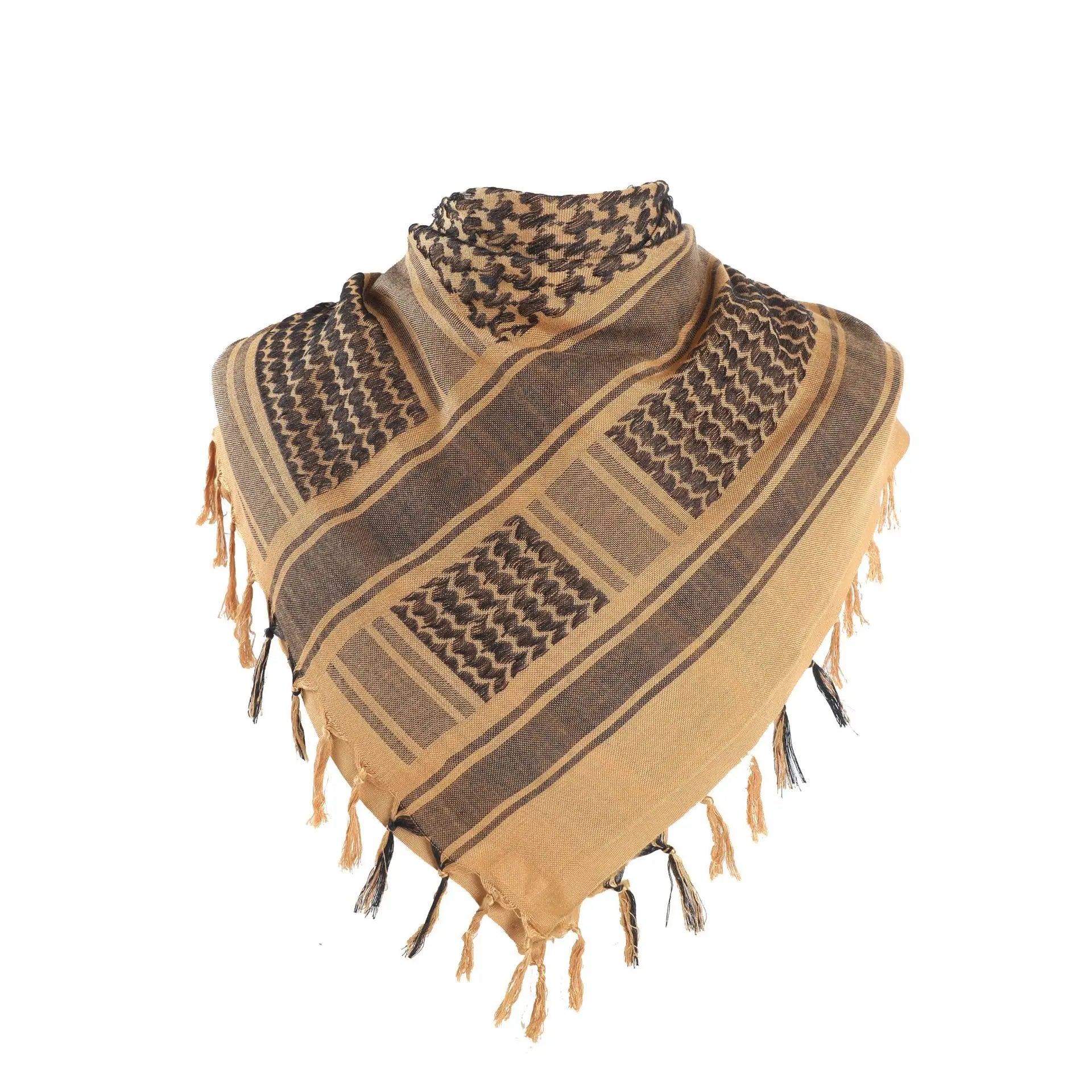 Special Forces Free Variety Turban Jacquard Scarf Thickening Outdoor Arabic Square Magic Outdoor Scarf Shawl CS Decorative Scarf - petguardiansupplies