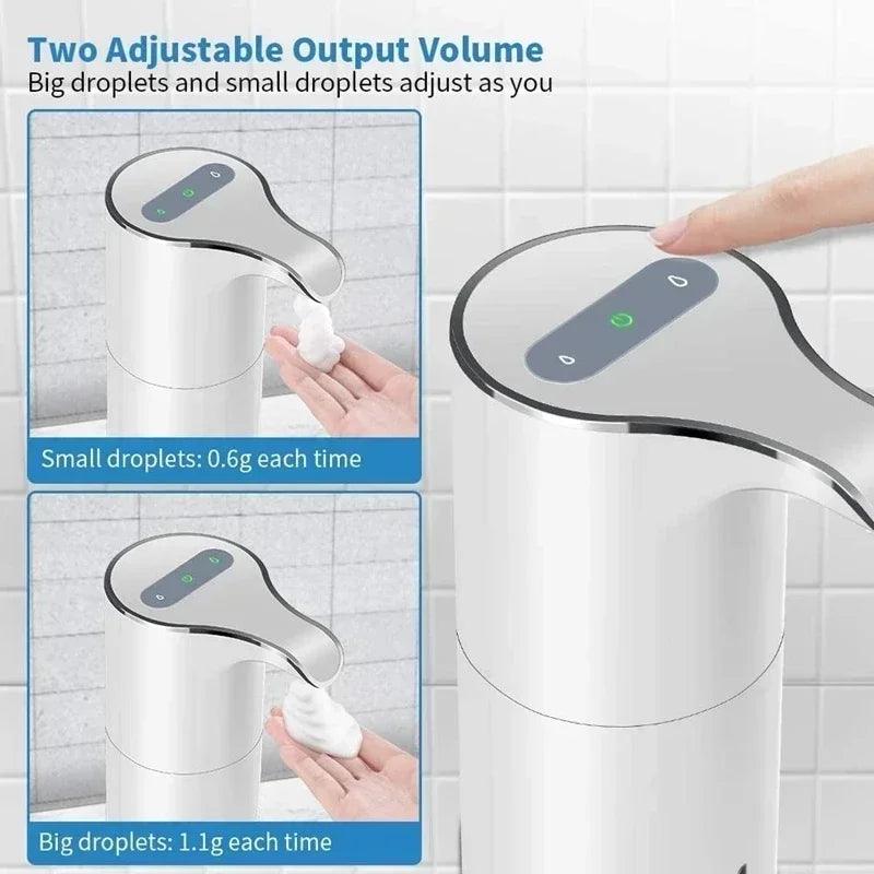 NEW 450Ml Automatic Soap Dispenser Touchless Foaming Soap Dispenser Rechargeable Waterproof Foam Soap Pump Dispenser - petguardiansupplies