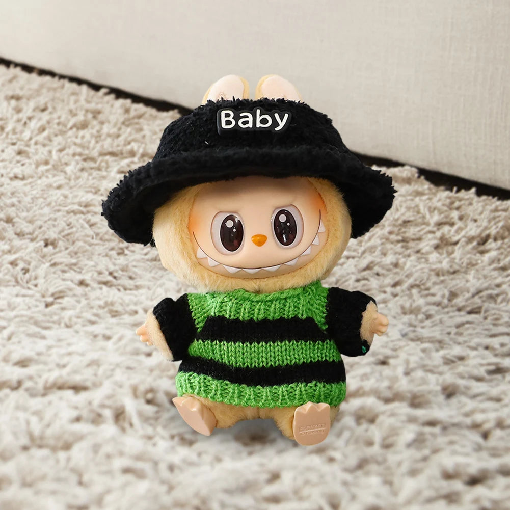 Labbubu Mini Plush Doll Clothes Outfit Accessories For Labubu Cute Decoration - petguardiansupplies