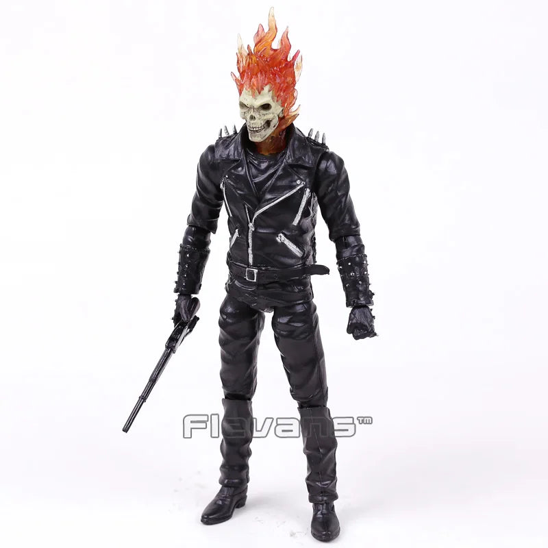 Ghost Rider Johnny Blaze PVC Action Figure Collectible Model Toy - petguardiansupplies