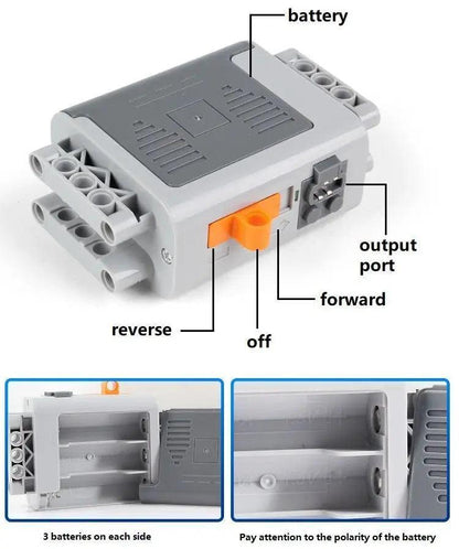 Technical Electronic Building Block MOC Refit Accessories Micro-motor RC Power Functions Parts Creative DIY Car Bricks Kids Toys - petguardiansupplies