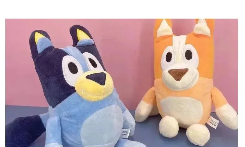 28cm 17cm Bluey Family Plush Toys Cute Simulation Pet Dog Patrol Bingo Sister Kawai Plush Children's Toy Doll Birthday Gift Toy - petguardiansupplies