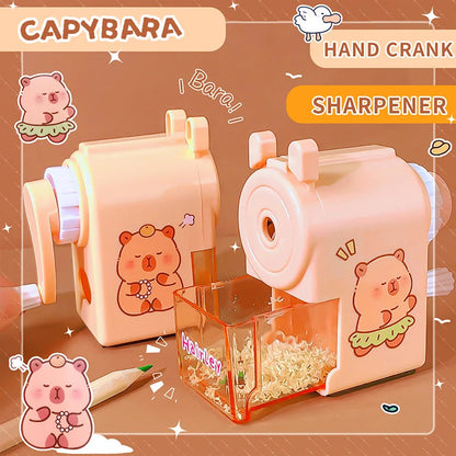 Aesthetic kawaii stationery creative Office supplies classroom School supplies capybara pencil sharpener For school - petguardiansupplies