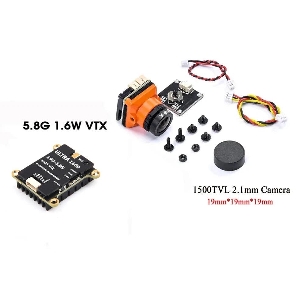 VTX2W5 5.8GHZ 1.6W / 2.5W 64CH FPV VTX Transmitter & 1500TVL / 1800TVL / 2000TVL Camera Receiver UVC for FPV RC Camera Drone - petguardiansupplies