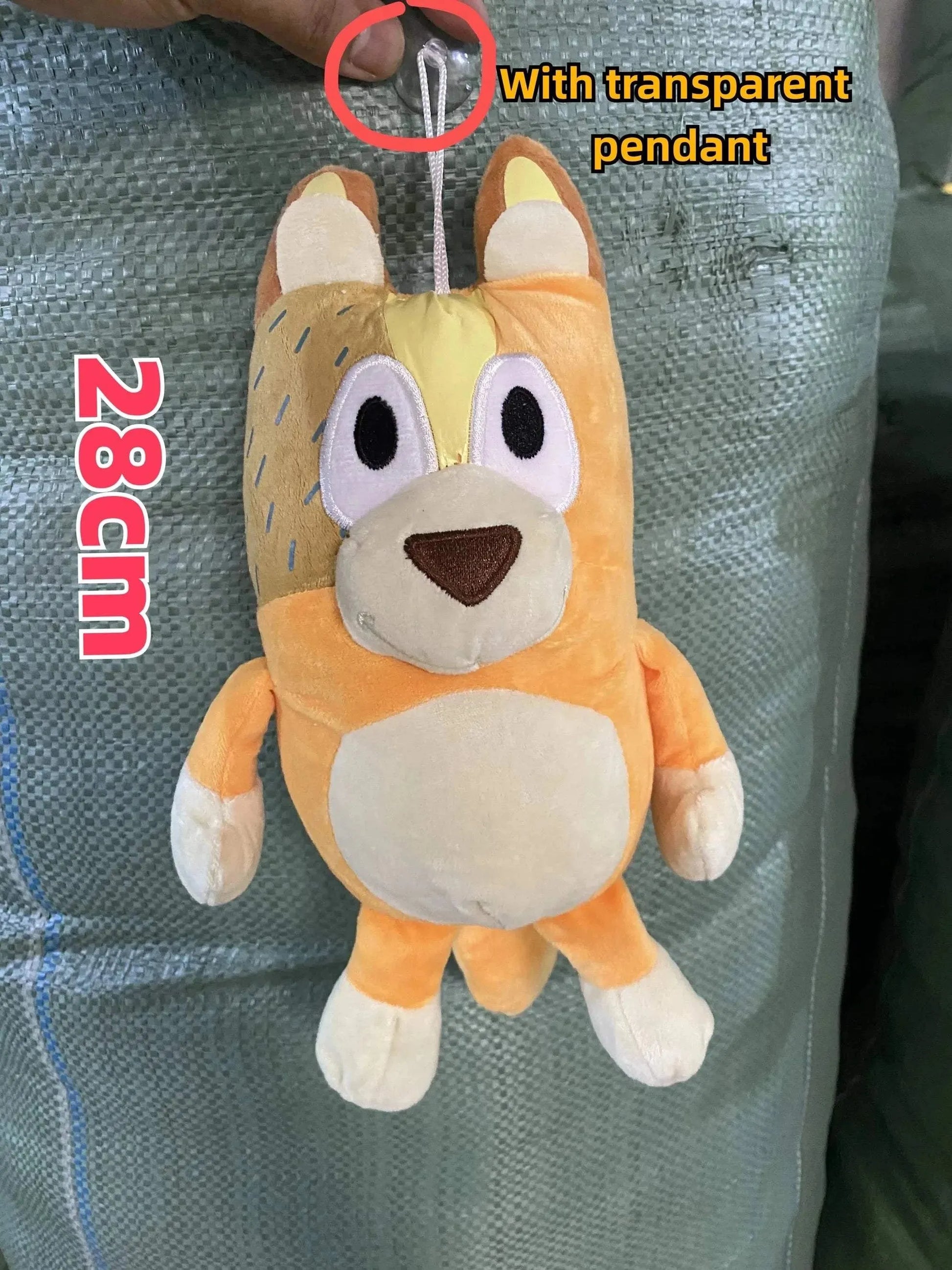 28cm 17cm Bluey Family Plush Toys Cute Simulation Pet Dog Patrol Bingo Sister Kawai Plush Children's Toy Doll Birthday Gift Toy - petguardiansupplies