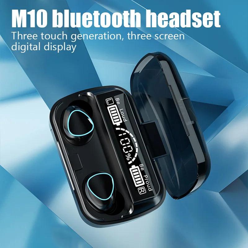 # TWS Wireless Bluetooth Headset with Charge Box for Phone Noise Cancelling Mic Earbuds Wireless Headphones Bluetooth Earphones - petguardiansupplies