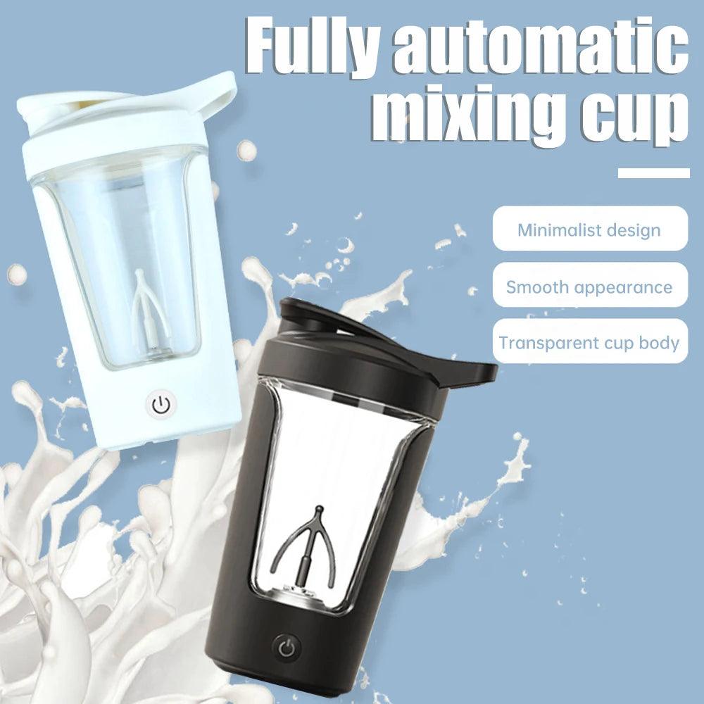 350ML Electric Protein Powder Mixing Cup Automatic Shaker Bottle Mixer Shake Bottle Milk Coffee Blender Kettle for Gym outdoor - petguardiansupplies