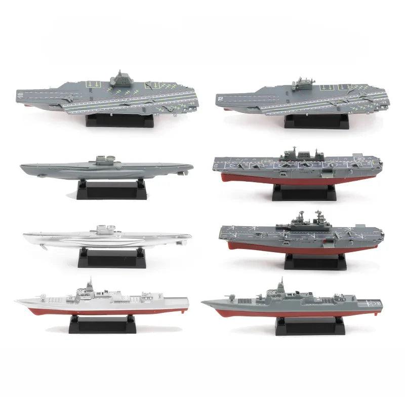 4D Assembled Ship Model Liaoning Battleship Modern Class Battleship Aircraft Carrier Model Military Warship Model Toy - petguardiansupplies