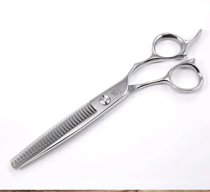 Fenice Professional Japan 440c 6.5/7.0 inch pet dog grooming thinning scissors toothed blade shears thinning rate about 35% - petguardiansupplies