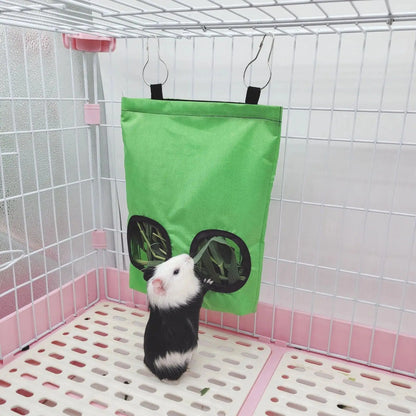 Hay Rabbit Distributor Hay Food Bag for Rabbits Large Hay Feeder Guinea Pig Small Anima Cage Assessories Bunny Hay Feeding Sack - petguardiansupplies