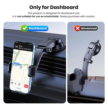 Phone Holder for Car, Adjustable Cell Phone Mount Car Dashboard for All Phones - petguardiansupplies