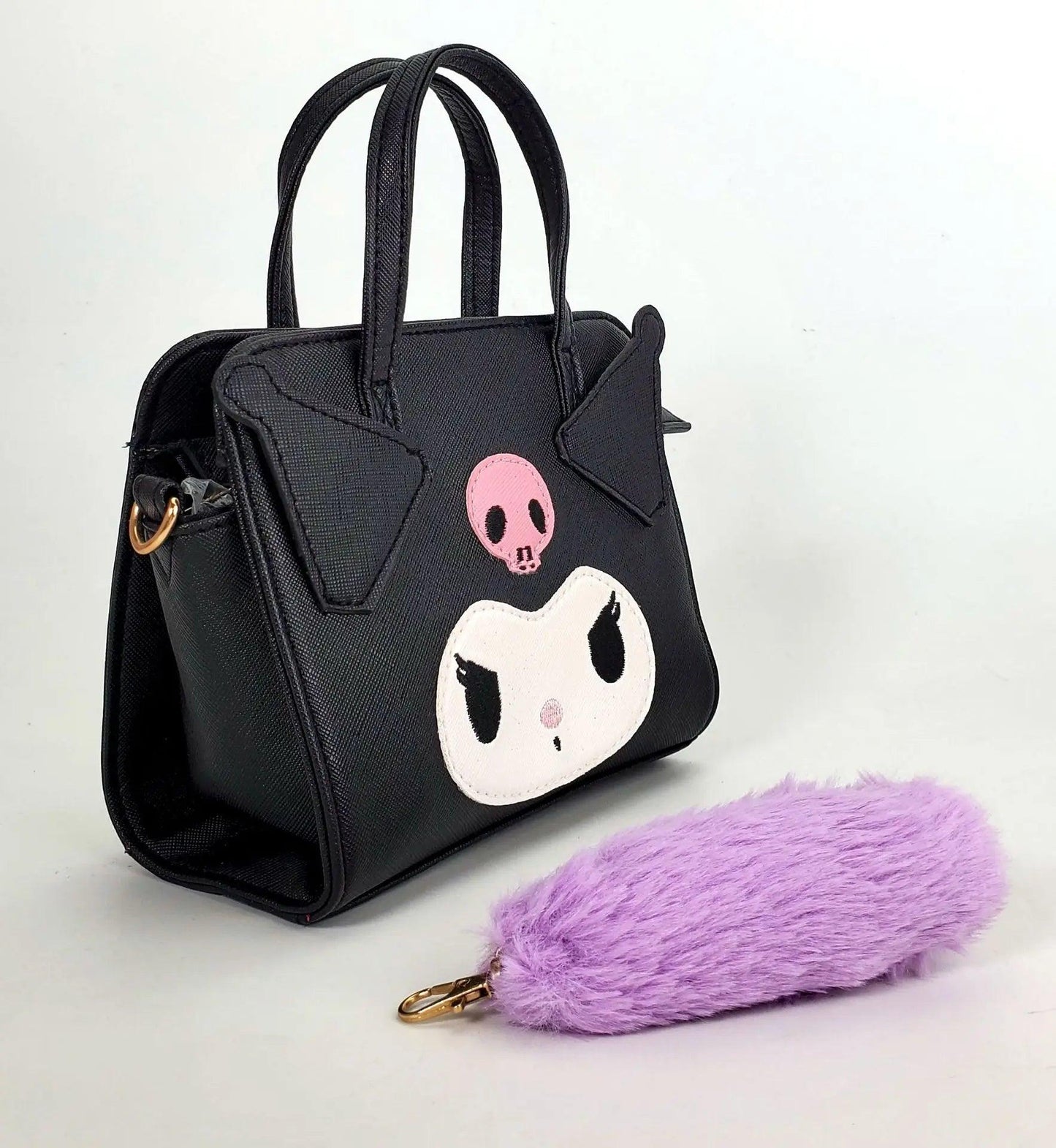 Sanrio PomPomPurin Shoulder Hello Kitty Bag PU Crossbody Bag Fashion Satchel Simple Handbag Tote Birthday Gift Outdoor Pouch - petguardiansupplies