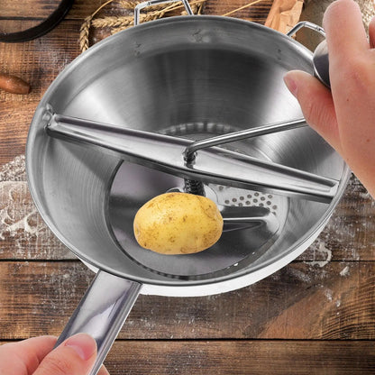 Stainless Steel Potato Masher Manual Potato Ricer Handheld Presser Fruit Juicer Lemon Squeezer Kitchen Tools - petguardiansupplies