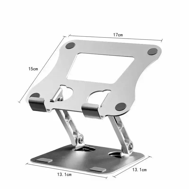 Phone Tablet Stand Adjustable Aluminum Alloy laptop Tablet up to 17 "Laptop Portable Folding stand Cooling stand support - petguardiansupplies