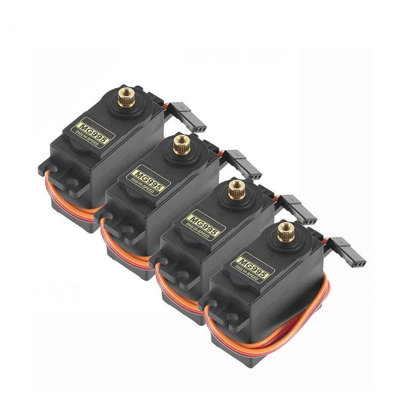 4PCS 13KG 15KG Servos Digital MG995 MG996R Servo All Metal Gear for JR Car RC Model Helicopter Boat mg90s Servosg90 - petguardiansupplies