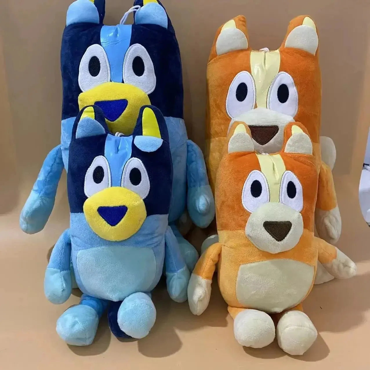 28cm 17cm Bluey Family Plush Toys Cute Simulation Pet Dog Patrol Bingo Sister Kawai Plush Children's Toy Doll Birthday Gift Toy - petguardiansupplies