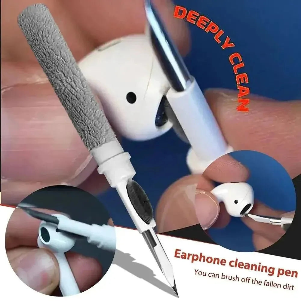 Cleaner Kit for Airpods Pro 1 2 3 Earbuds Cleaning Pen Brush Bluetooth Earphones Case Headset Keyboard Phone Cleaning Tools - petguardiansupplies