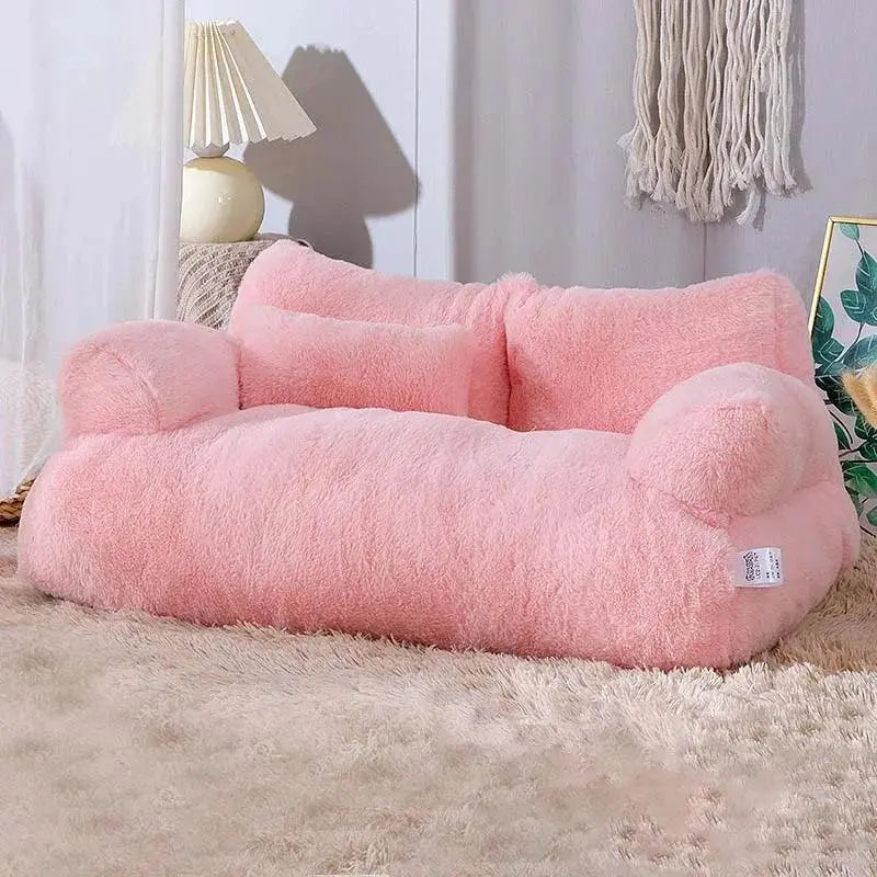 Luxury Cat Bed Sofa Winter Warm Cat Nest Pet Bed for Small Medium Dogs Cats Comfortable Plush Puppy Bed Pet Supplies - petguardiansupplies