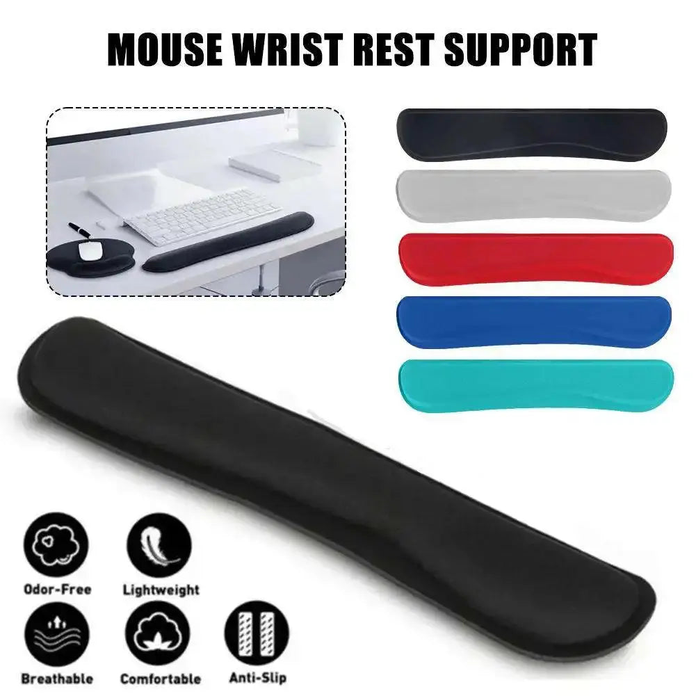 Keyboard Wrist Rest Pad Mouse Pad Memory Foam Superfine Fibre For  Computer Gaming Keyboard Raised Platform Hands - petguardiansupplies