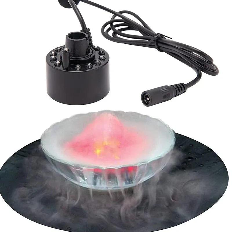 Halloween Mini Mist LED Pumpkin Light Fogger Water Party Prop Color Changing Holiday Party Decor Mist Maker Smoke Fog Machine - petguardiansupplies