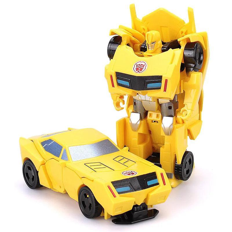 Transforming Toy Car Children 12cm Transformation Robot Kit Toys Models 2 In 1 One Step Model Deformed Car Toy for Boy Gift - petguardiansupplies