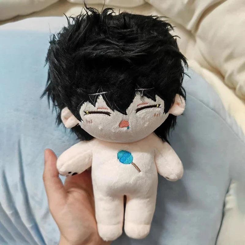 20cm Edogawa Rampo Cotton Stuffed Doll Toys Anime Bungou Stray Dogs Ranpo Cute Detective Suit Dress-up Plush Puppet Gift for Fan - petguardiansupplies