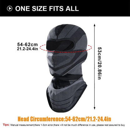 Outdoor Cycling Balaclava Full Face Mask Winter Hat Breathable Windproof Sport Hiking MTB Bike Motorcycle Helmet Liner Men Women - petguardiansupplies