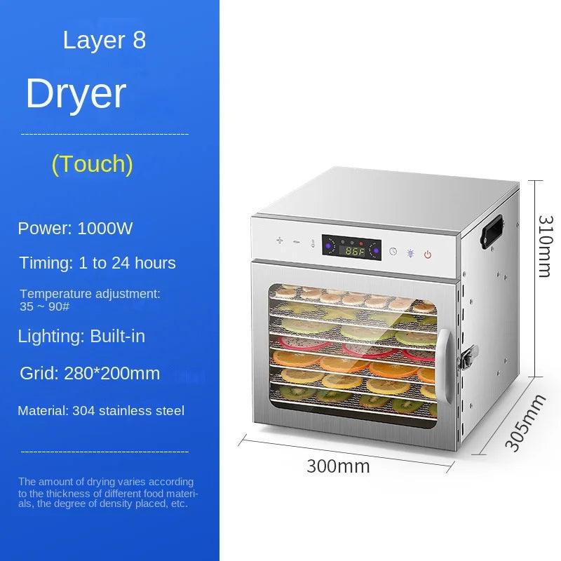 12th, 16th, 20th, and 25th floors fruit dehydrator multifunctional intelligent fruit air dryer - petguardiansupplies