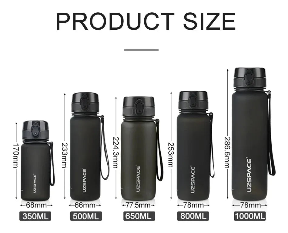 Hot Sale 500/1000ML Sports Water Bottle Shaker Outdoor Travel Portable Leakproof Drinkware Tritan Plastic Drink Bottle BPA Free - petguardiansupplies