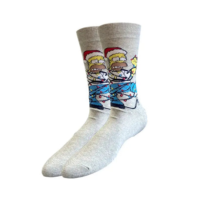 1 Pair New Anime Men Socks Long Socks Men‘s Knee-High Couples cosplay Socks Personality Hip Hop Harajuku Funny Socks for Women - petguardiansupplies