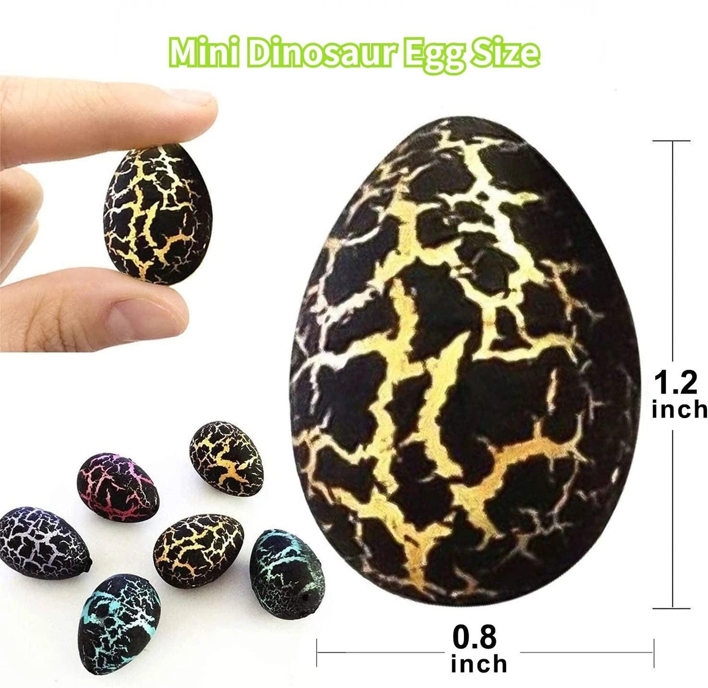 10pcs/set Magic Dinosaur Eggs Hatching in Water Growing Dinosaur Egg Animal Breeding Educational Toys for Children Kids Gifts - petguardiansupplies