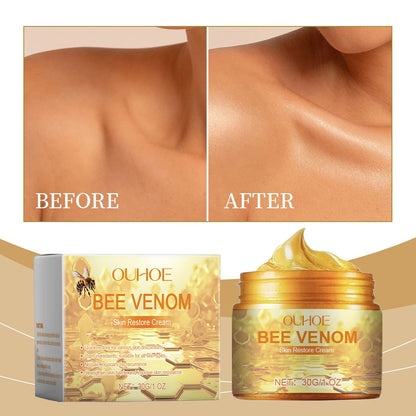 Bee Venom Skin Restore Cream - All Skin Types Anti-Aging Moisturizing Soothing Damaged Skin Repair Cream Portable - petguardiansupplies