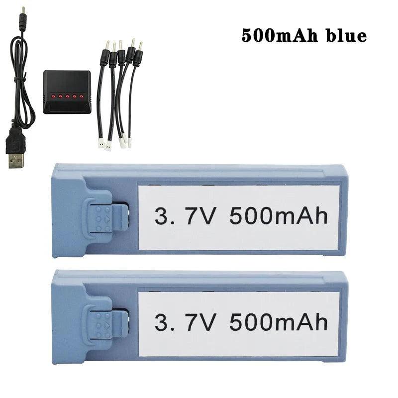 3.7V 500mAh 350mAh Drone Battery For JJRC H107 Battery Mini RC Drone Original Accessory Drone battery spare parts For JJRC H107 - petguardiansupplies