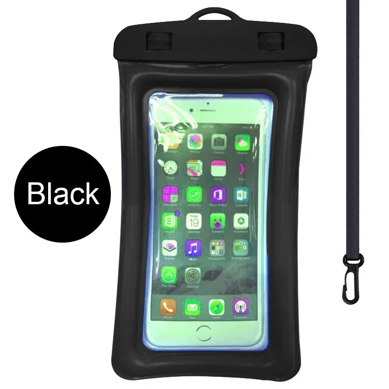 Floating Airbag Waterproof Swimming Bag Phone Case & Strap - petguardiansupplies