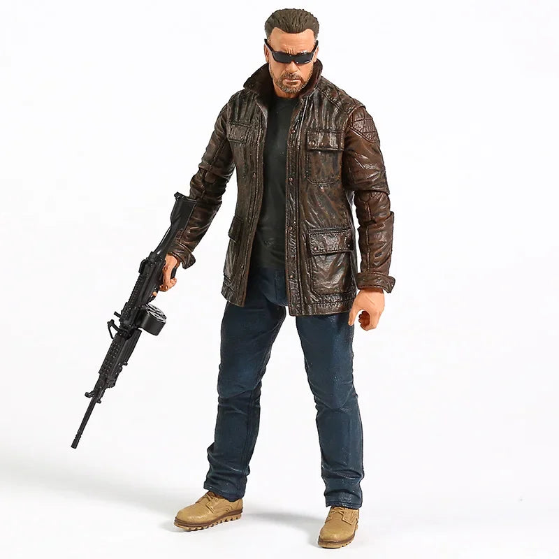 NECA Terminator 2: Judgment Day T-800 Arnold Schwarzenegger PVC Action Figure Collectible Model Toy 7" 18cm - petguardiansupplies