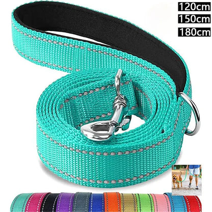 Cats Dogs Harness Collar Lead Strap Night Reflection Dog Pet Towing Rope 1.2/1.5/1.8m Guard Rope Pet Walking Training Leash - petguardiansupplies