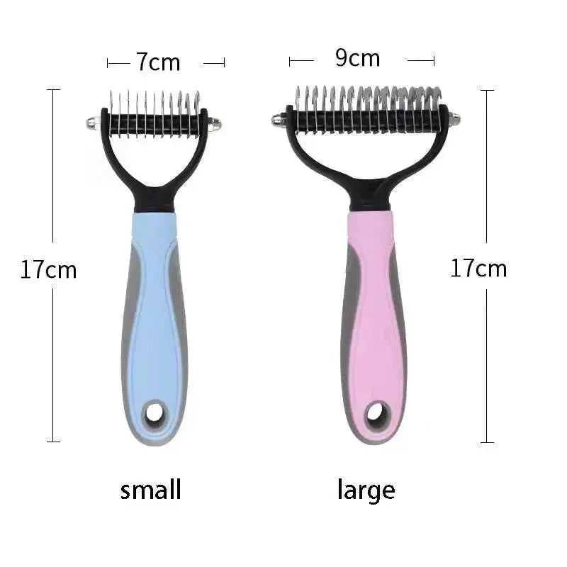 The Best Pet Grooming Brush Dog Brush Double-Sided Hair Removal Comb And Hair Removal Tool Used To Remove Mats And Tangles - petguardiansupplies