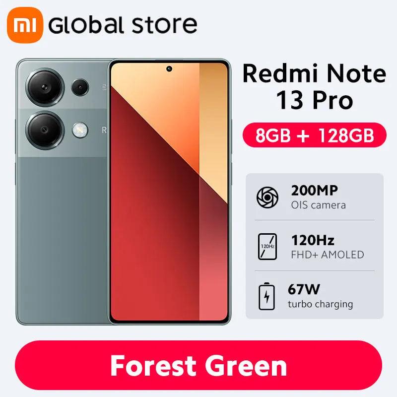 New Global Version Xiaomi Redmi Note 13 Pro 4G Smartphone MTK Helio G99-Ultra 6.67" AMOLED display 67W Turbo Charge with 5000mAh - petguardiansupplies