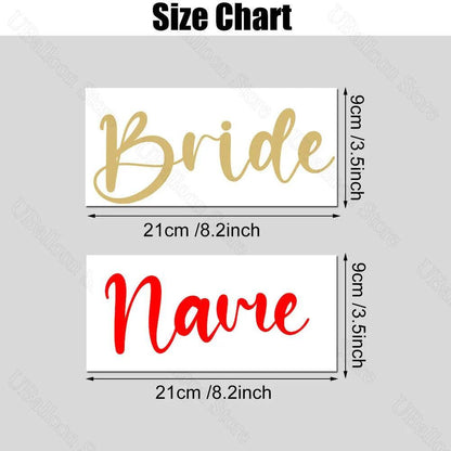 Bride to Be Sign Vinyl Stickers Mirror Champagne Gold Bride to Be Backdrop Decal for Bridal Shower Wedding Birthday Party Decor - petguardiansupplies