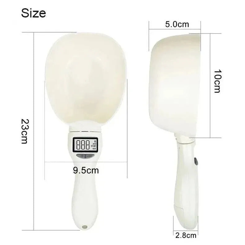 Pet Food Measuring Spoon Scale, Kitchen Digital Food Measuring Spoon, Suitable for Cat and Dog Food Measuring Spoon - petguardiansupplies