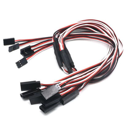 5pcs/lot 150mm 300mm 500mm RC Servo Y Extension Cord Cable Lead Wire for JR Futaba Rc Battery Drone Car Boat Helicopter Airplane - petguardiansupplies